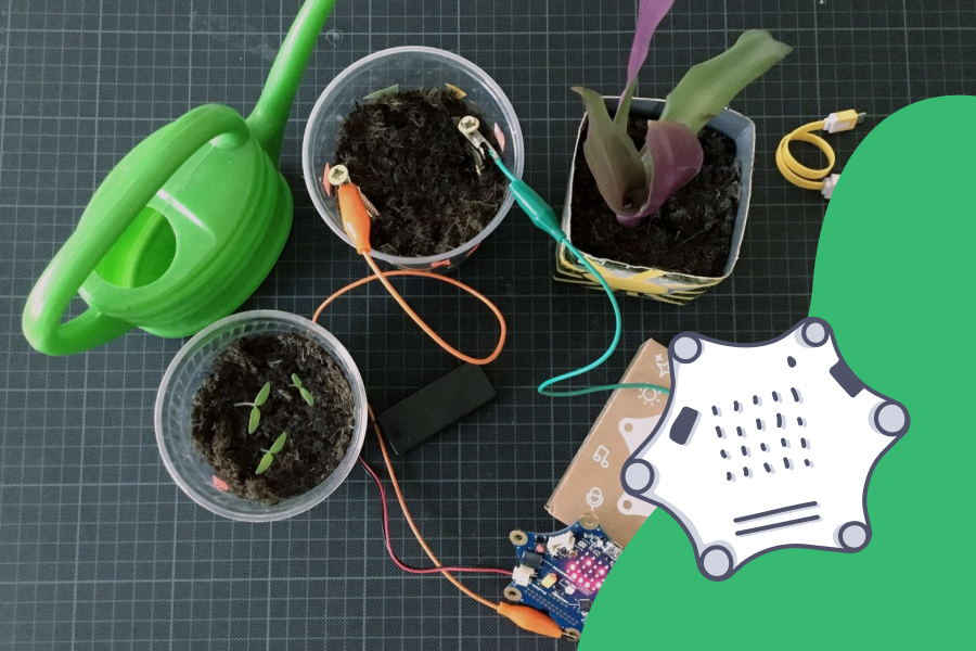 Fröhliche Pflanzen mit Calliope mini