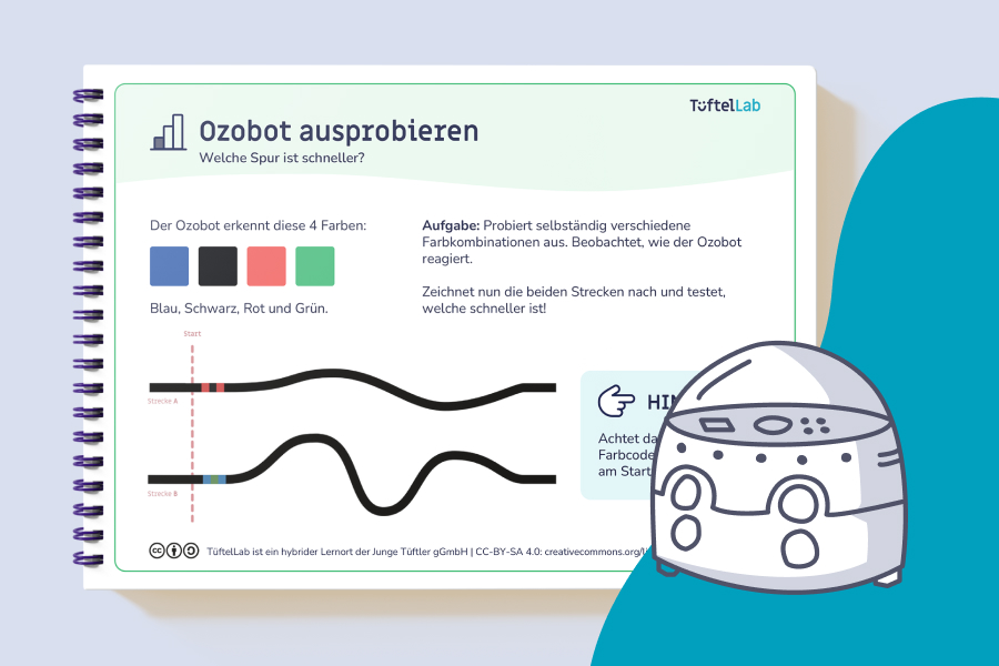 Lernkarten: Ozobot Grundlagen