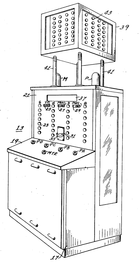 Eine Illustration des original NIMATRON von 1940