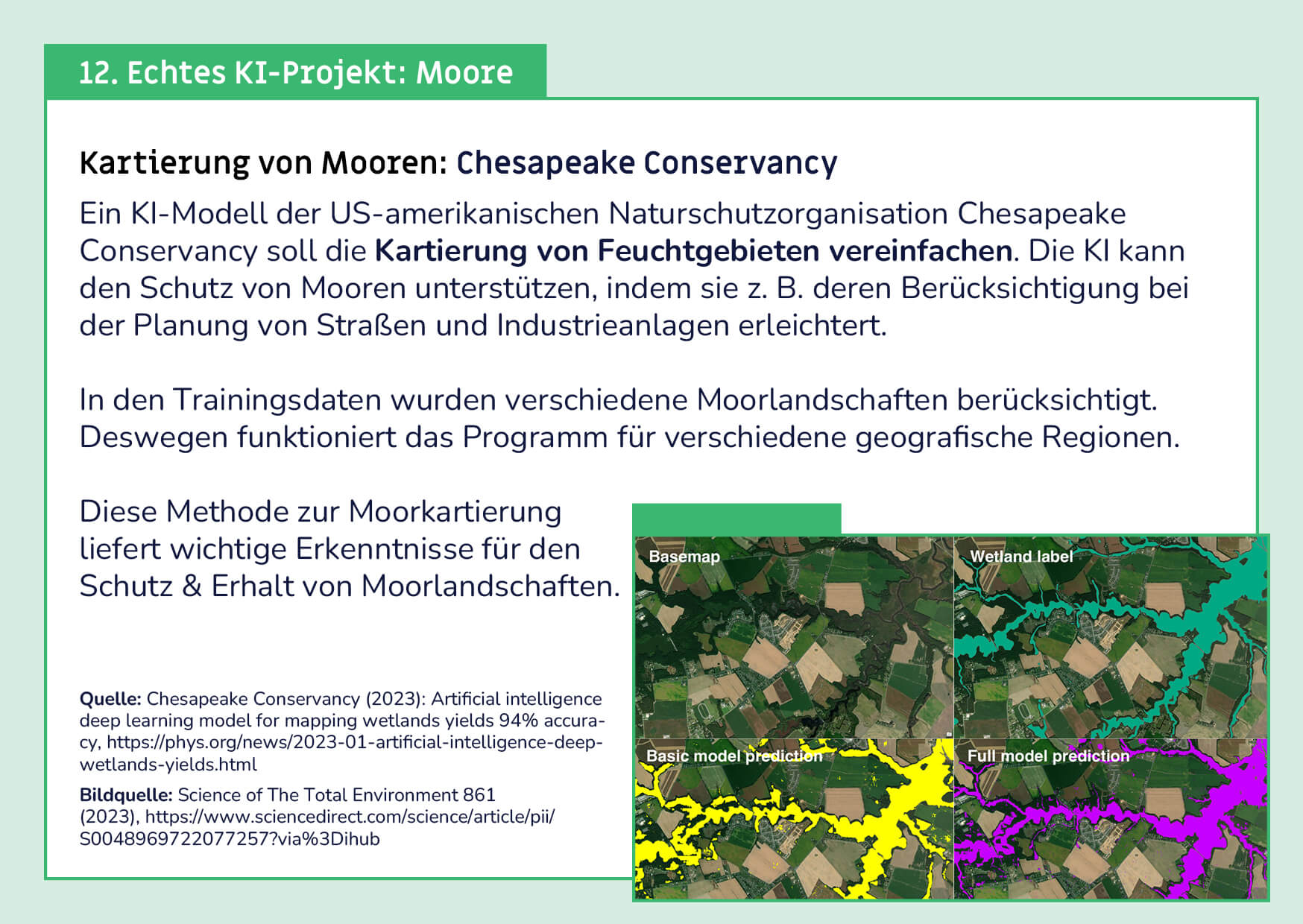 Karte: Echtes KI Projekt Moore