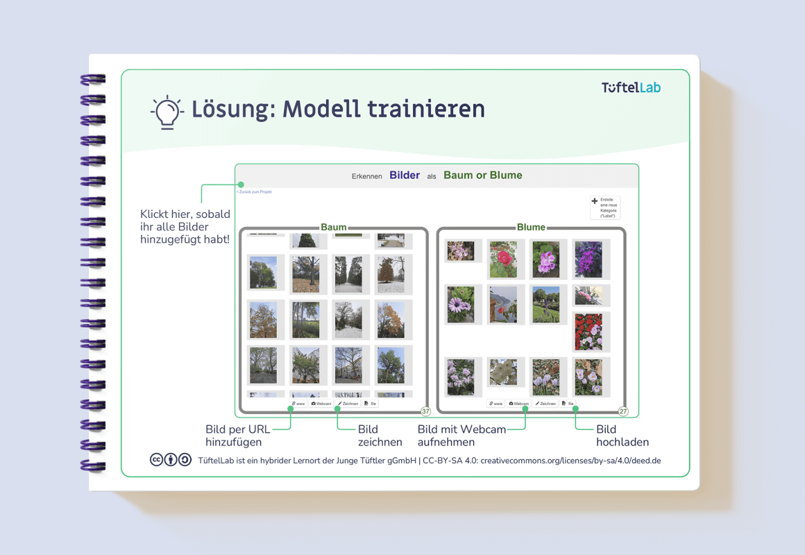 Lernkarten: Machine Learning For Kids