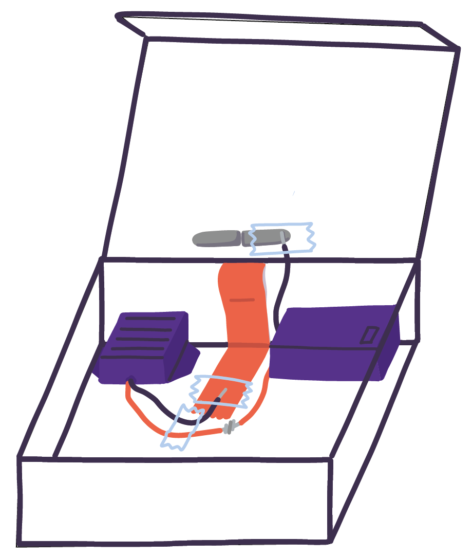 Illustration: geöffnete Schatzkiste