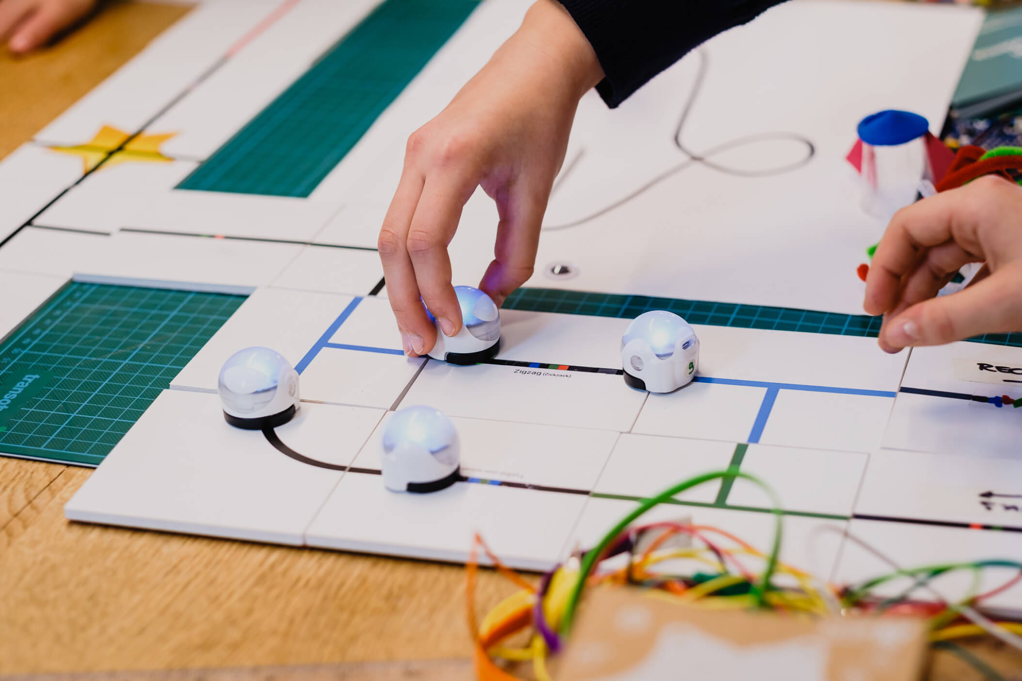 Ozobots analog programmieren