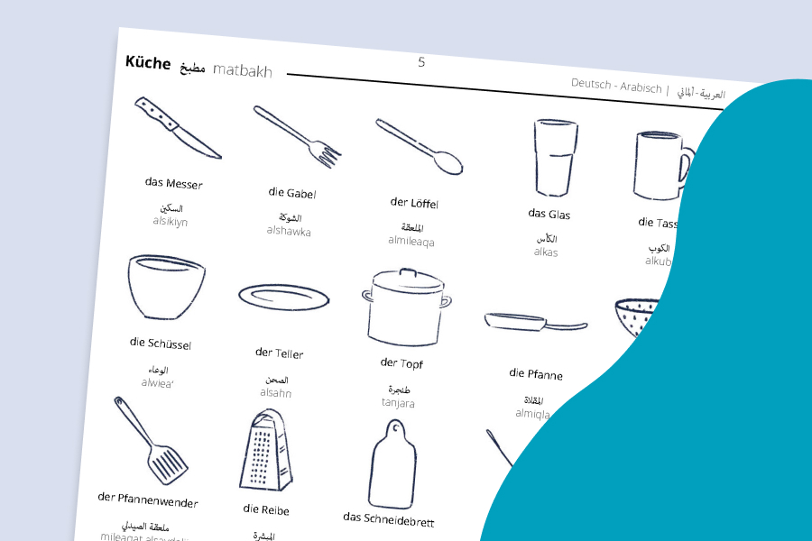 Bilderwörterbuch: Deutsch – Arabisch