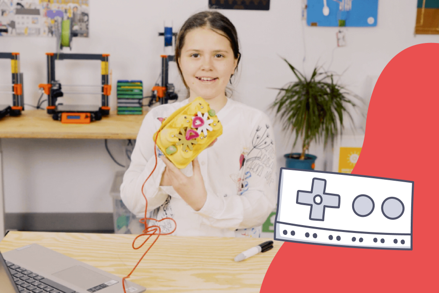 Game Controller mit Makey Makey