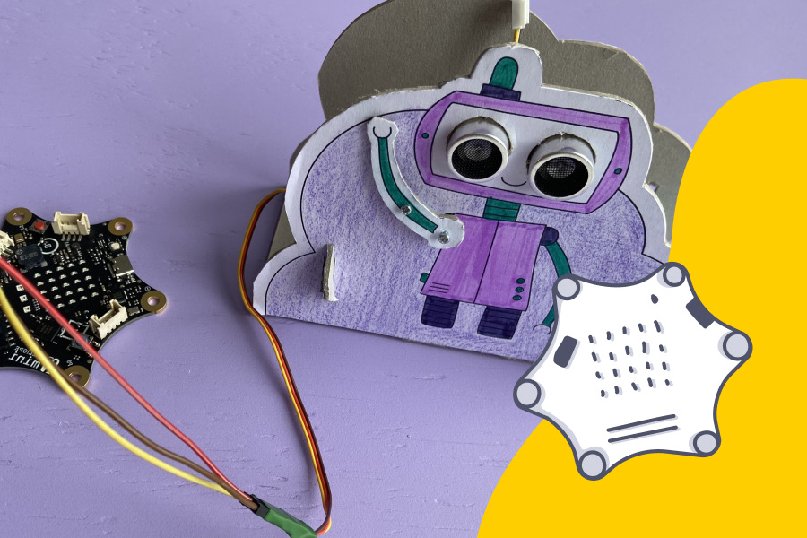 Winkender Robi mit Calliope mini