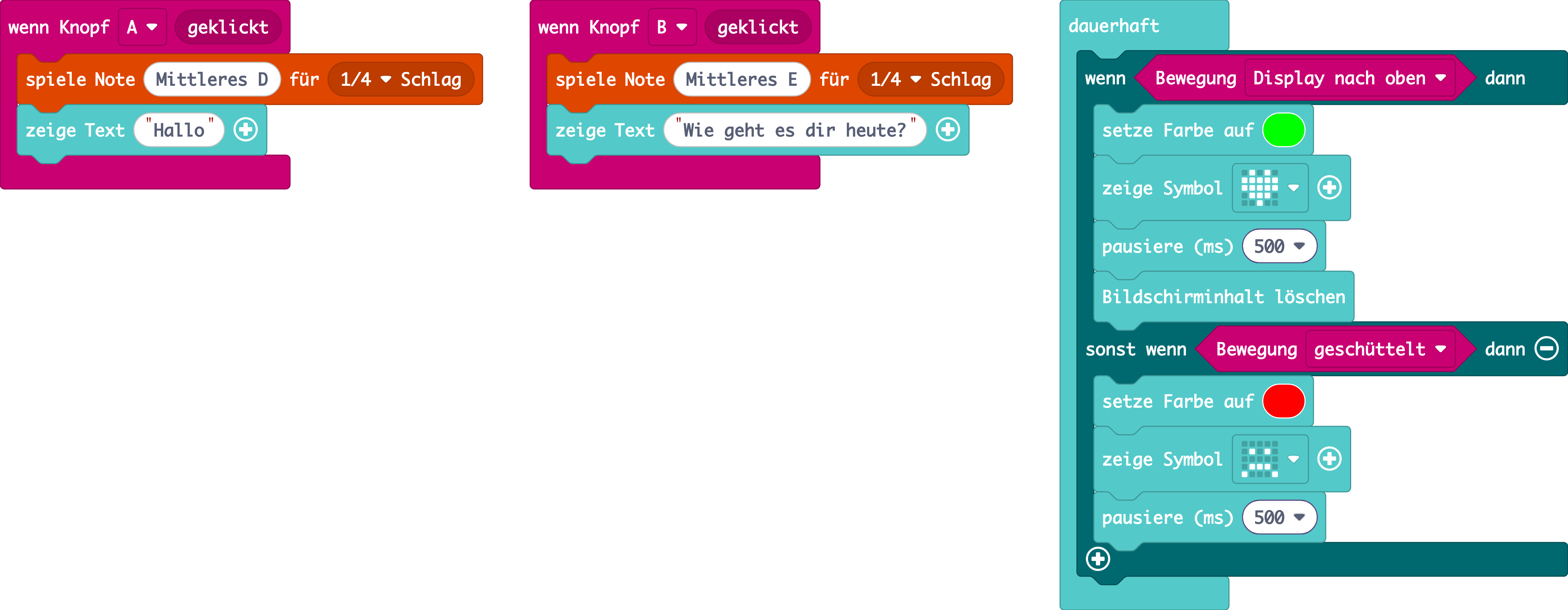 Die komplette Programmierung des Projekts.