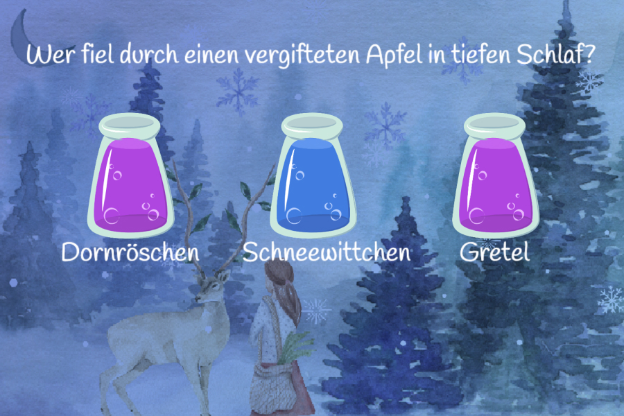 Märchen-Quiz mit Scratch programmieren